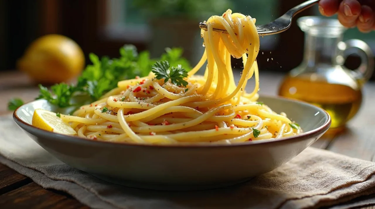Espaguete al dente com alho dourado: Receita infalível