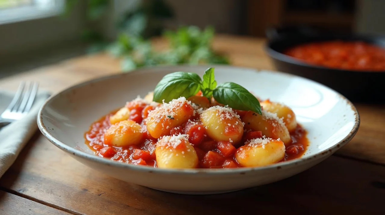 Nhoque de Batata Caseiro com Molho de Tomate – Massa Macia