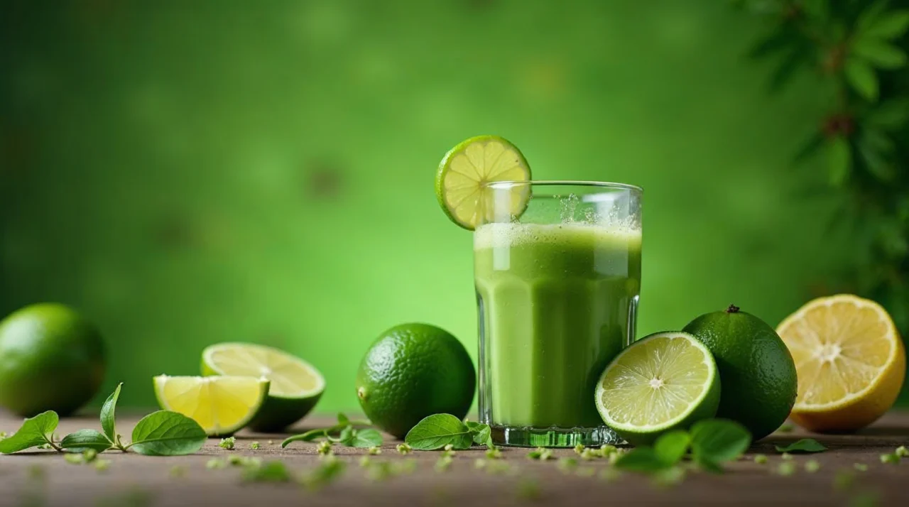 Suco Detox Verde com Couve e Limão: Energia e Limpeza